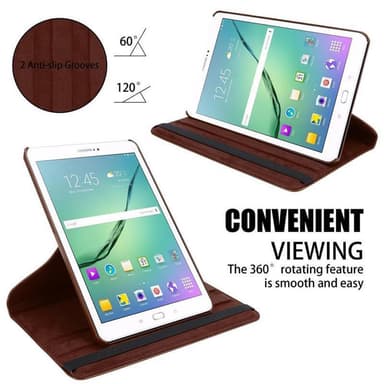 Skal Samsung Galaxy Tab S2 (9.7 tum) Fodral Case (Brun)