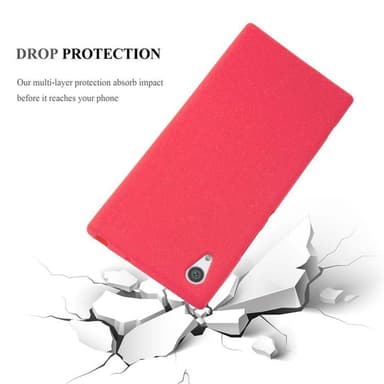 Skal Sony Xperia XA1 Fodral Case (Röd)
