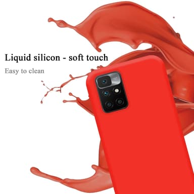 Xiaomi RedMi 10 Skal Fodral Case (Röd)