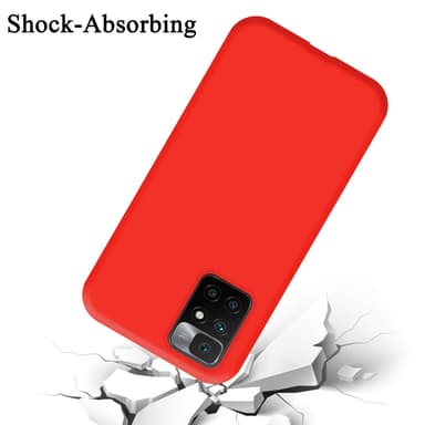 Xiaomi RedMi 10 Skal Fodral Case (Röd)