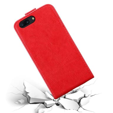 OnePlus 5 Flipfodral Skal (Röd)