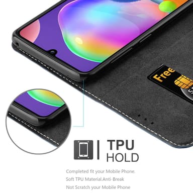 Samsung Galaxy A31 Skal Fodral Case (Blå)
