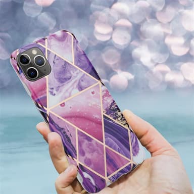 iPhone 11 PRO MAX Plånboksfodral Skal (Lila)