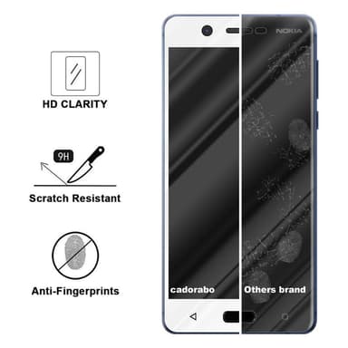 Nokia 5.1 Skyddsglas Skyddsfilm Skärmskydd