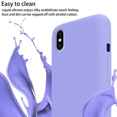 iPhone X / XS Skal Fodral Kedja (Lila)