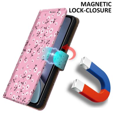 iPhone XR Plånboksfodral Skal (Rosa)