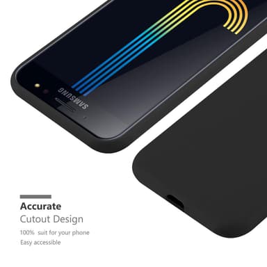 Skal Samsung Galaxy J7 PLUS / C8 Fodral Case (Svart)