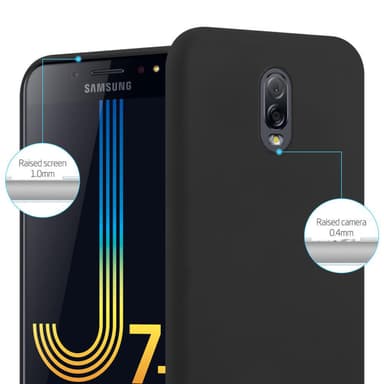 Skal Samsung Galaxy J7 PLUS / C8 Fodral Case (Svart)