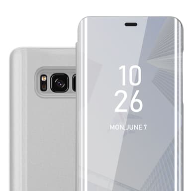 Samsung Galaxy S8 PLUS Plånboksfodral Skal (Silver)