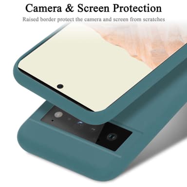 Google PIXEL 6 PRO Skal Fodral Case (Grön)