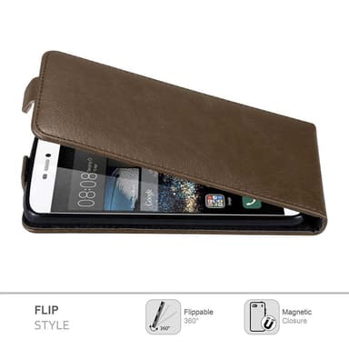 Huawei P8 Flipfodral Skal (Brun)