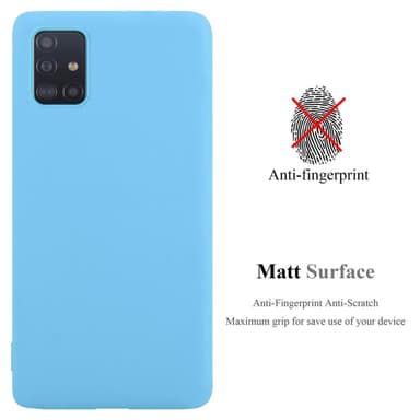 Skal Samsung Galaxy A51 5G Fodral Case (Blå)
