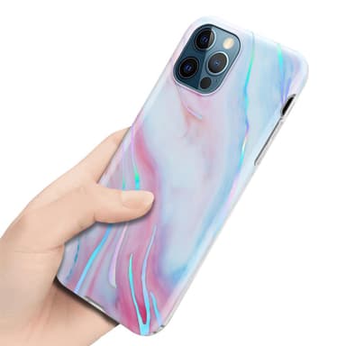 iPhone 12 PRO MAX Plånboksfodral Skal (Vit)