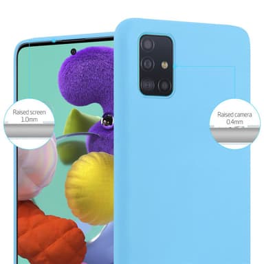 Skal Samsung Galaxy A51 5G Fodral Case (Blå)