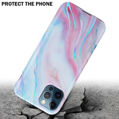 iPhone 12 PRO MAX Plånboksfodral Skal (Vit)