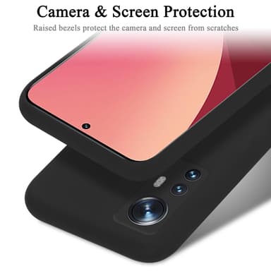 Xiaomi 12 / 12X Skal Fodral Case (Svart)