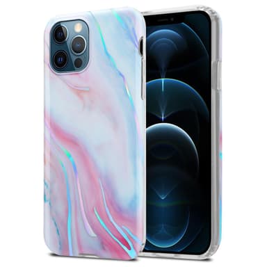 iPhone 12 PRO MAX Plånboksfodral Skal (Vit)