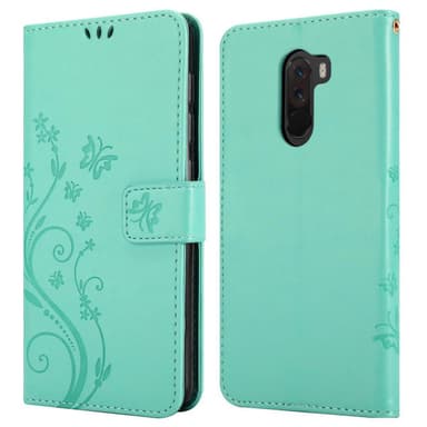 Xiaomi Pocophone F1 Plånboksfodral Skal (Turkos)