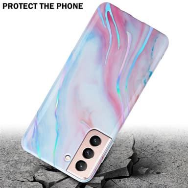 Samsung Galaxy S21 5G Plånboksfodral Skal (Vit)