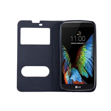 LG K10 2016 Plånboksfodral Skal (Röd)