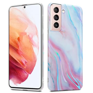 Samsung Galaxy S21 5G Plånboksfodral Skal (Vit)