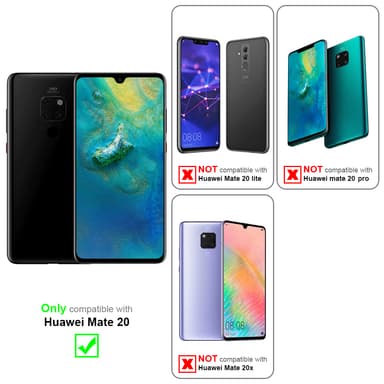 Huawei MATE 20 Skal Fodral Case (Svart)