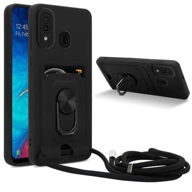 Samsung Galaxy A20 / A30 / M10s Skal Fodral (Svart)