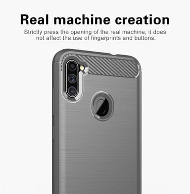 Samsung Galaxy A11 / M11 Skal Fodral Case (Grå)