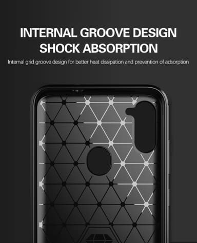 Samsung Galaxy A11 / M11 Skal Fodral Case (Grå)