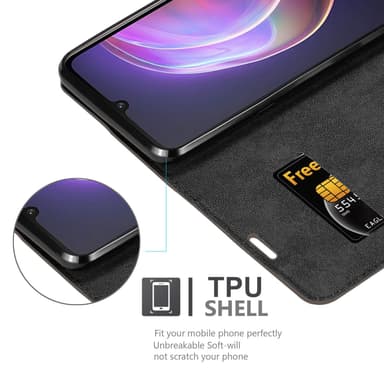Vivo V21 4G / 5G Skal Fodral Case (Brun)