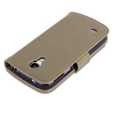 Samsung Galaxy S4 MINI Plånboksfodral Skal (Brun)