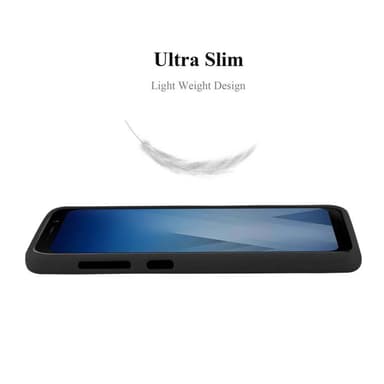 Skal Samsung Galaxy A8 2018 Fodral Case (Svart)