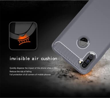 Samsung Galaxy A11 / M11 Skal Fodral Case (Grå)