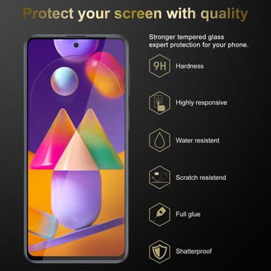 Samsung Galaxy M31s Skyddsglas Skyddsfilm Skärmskydd