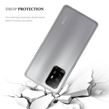 Oppo A94 5G Skal Fodral Case (Transparent)