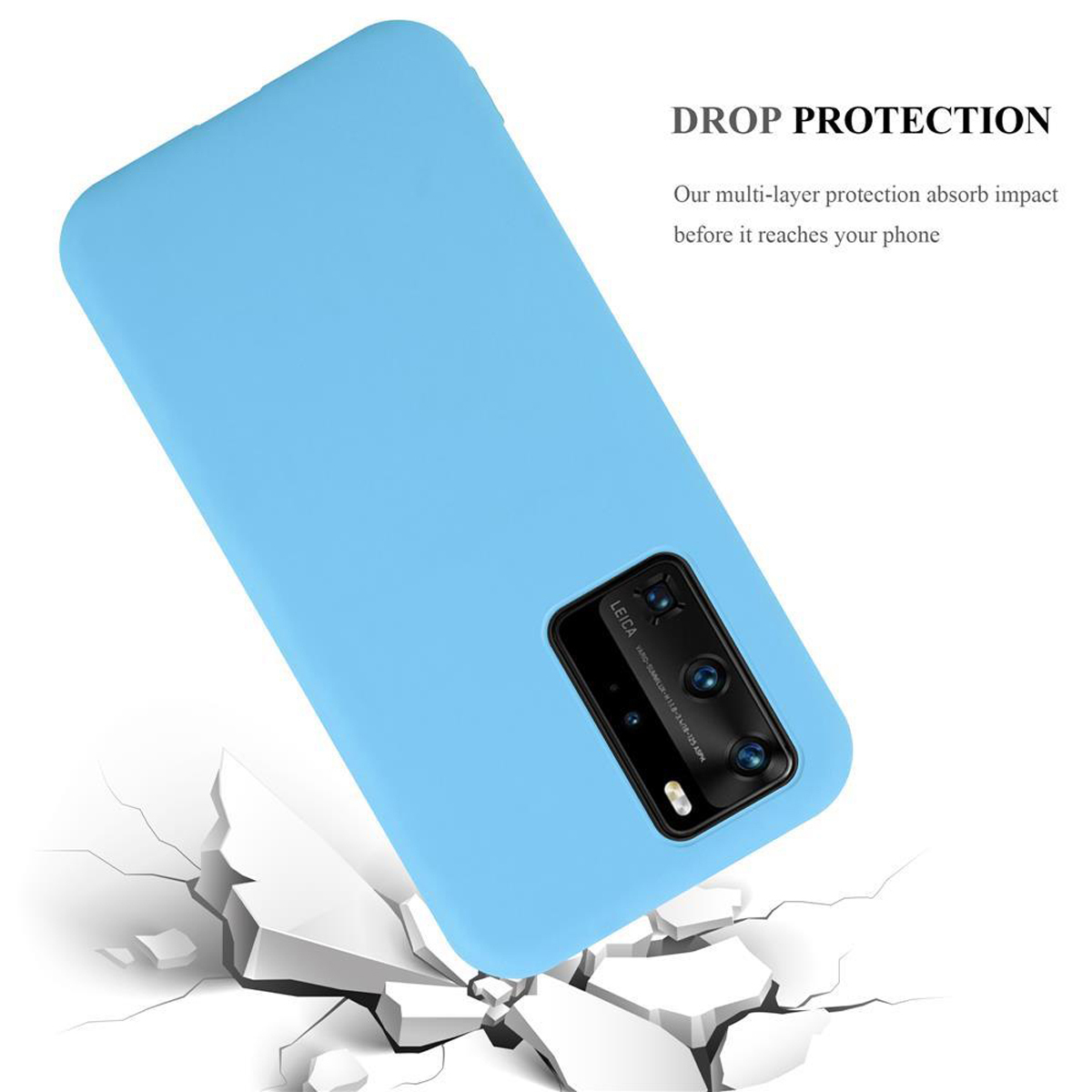 Skal Huawei P40 PRO / P40 PRO+ Fodral Case (Blå)