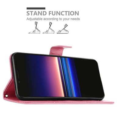 Sony Xperia 1 / Xperia XZ4 Plånboksfodral Skal (Rosa)
