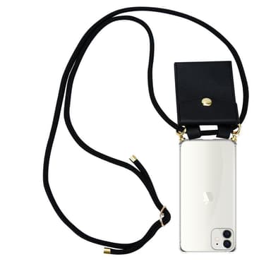 iPhone 12 MINI Skal Fodral Kedja (Svart)