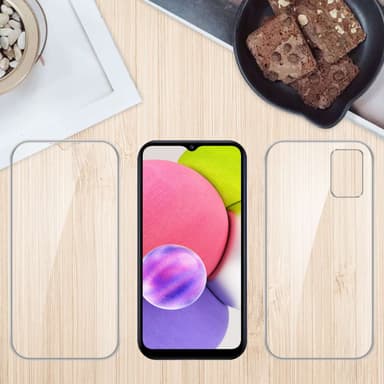 Skal Samsung Galaxy A03s Fodral Case (Genomskinlig)