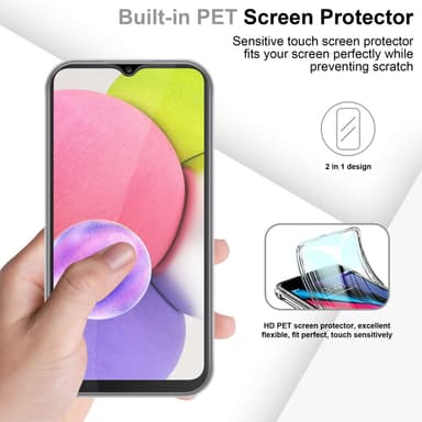 Skal Samsung Galaxy A03s Fodral Case (Genomskinlig)