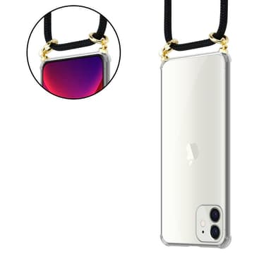 iPhone 12 MINI Skal Fodral Kedja (Svart)