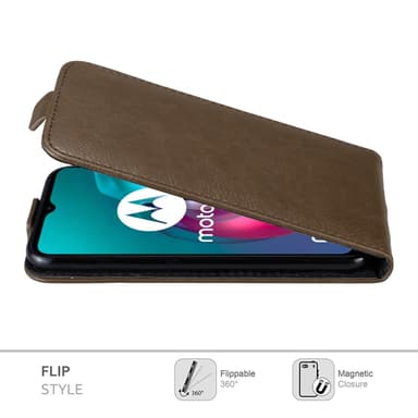 Motorola MOTO G10 / G30 Flipfodral Skal (Brun)