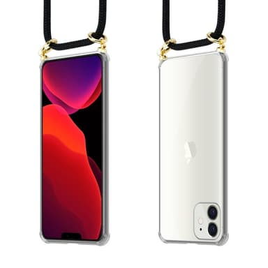 iPhone 12 MINI Skal Fodral Kedja (Svart)