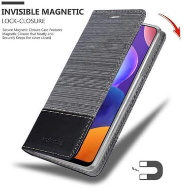 Samsung Galaxy A31 Plånboksfodral Skal (Grå)