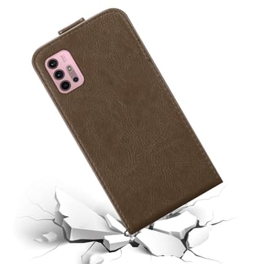 Motorola MOTO G10 / G30 Flipfodral Skal (Brun)