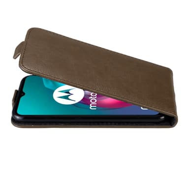 Motorola MOTO G10 / G30 Flipfodral Skal (Brun)