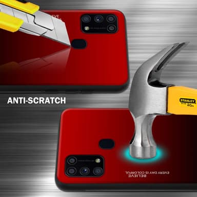 Samsung Galaxy M31 Skal Fodral Case (Svart)