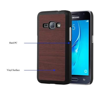 Samsung Galaxy J1 2016 Skal Fodral Case (Brun)