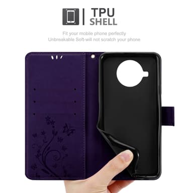 Xiaomi Mi 10T LITE Plånboksfodral Skal (Lila)