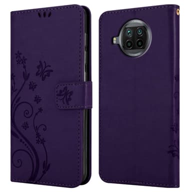 Xiaomi Mi 10T LITE Plånboksfodral Skal (Lila)